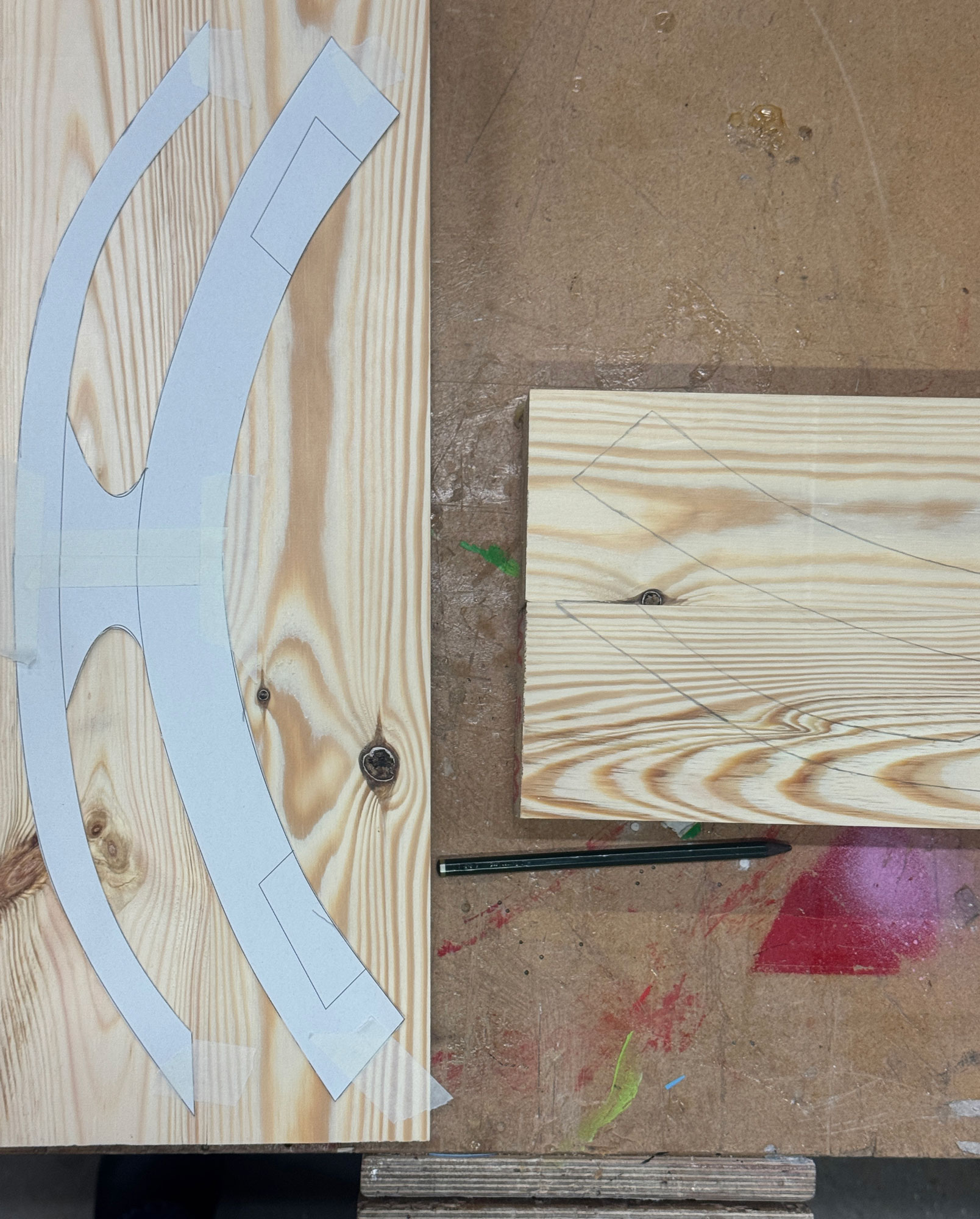 Paper stencil explorations